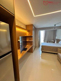 Studio Vista Mar Porteira Fechada no Residencial Ilha de Mykonos | Pedra do Sal