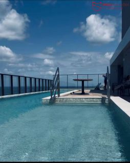 Studio Vista Mar Porteira Fechada no Residencial Ilha de Mykonos | Pedra do Sal