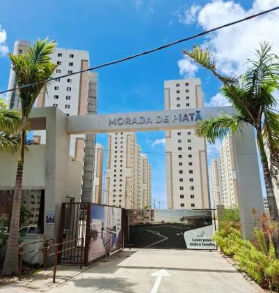 Apartamento no cond. Morada de Piatã - MRV - 2/4 com Suíte e Varanda - Infra completa.