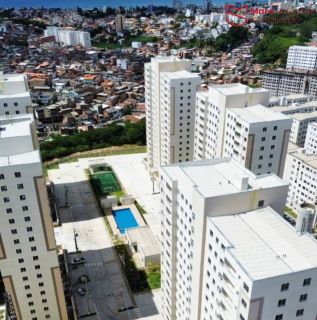 Apartamento no cond. Morada de Piatã - MRV - 2/4 com Suíte e Varanda - Infra completa.