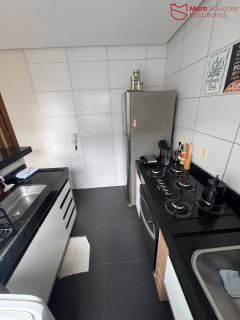 Apartamento 2 Quartos Porteira Fechada no Parque Solar dos Coqueiros | 48 m² | Norte/Sul | Totalmente Mobiliado