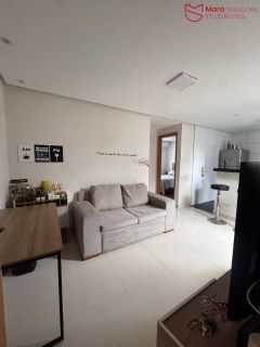 Apartamento 2 Quartos Porteira Fechada no Parque Solar dos Coqueiros | 48 m² | Norte/Sul | Totalmente Mobiliado