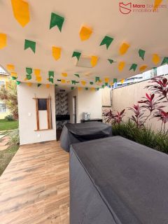 Casa Mobiliada com 5 Quartos para Locação no Condomínio Flor de Lis | Miragem | Energia Solar | Jacuzzi