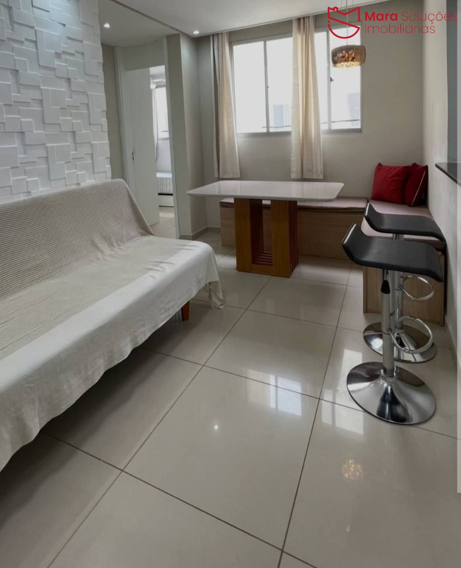 Apartamento 2 Quartos à Venda no Condomínio Parque Solar do Atlântico | 45 m² | Nascente | Lauro de Freitas