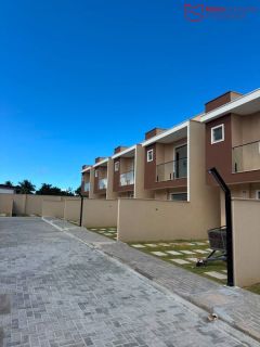 Casa Duplex com 4 Quartos em Condomínio Fechado no Recreio Ipitanga | 102 m² | A 800 m da Estrada do Coco