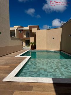 Casa Duplex com 4 Quartos em Condomínio Fechado no Recreio Ipitanga | 102 m² | A 800 m da Estrada do Coco