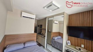 Studio Totalmente Mobiliado para Locação no Smart Convenções | 22 m² | Nascente | Condomínio e IPTU Inclusos