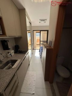 Studio Totalmente Mobiliado para Locação no Smart Convenções | 22 m² | Nascente | Condomínio e IPTU Inclusos