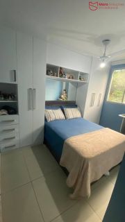 Apartamento 2/4 Semi-mobiliado à Venda no Condomínio Park Suncoast | 48 m² | Centro de Lauro de Freitas
