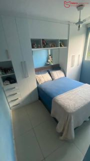 Apartamento 2/4 Semi-mobiliado à Venda no Condomínio Park Suncoast | 48 m² | Centro de Lauro de Freitas