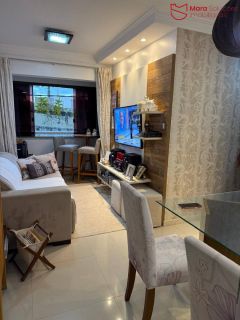 Apartamento 2 Quartos com Suíte e Planejados à Venda no Condomínio Jardim Lauro de Freitas | 1º Andar | R$ 230 Mil