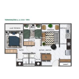 Apartamento Para Vender com 2 quartos 1 suítes no bairro Cidade Universitária em Maceió