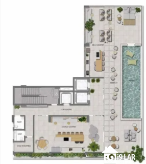 Sofisticação e Tecnologia na Barra: Seu Novo 1/4 com Rooftop e Vista Mar