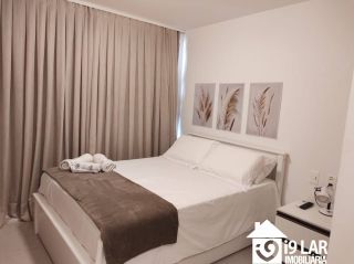 Viva nas Alturas da Barra: Studio Mobiliado em Andar Altíssimo no ZN Barra