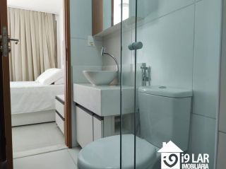 Viva nas Alturas da Barra: Studio Mobiliado em Andar Altíssimo no ZN Barra