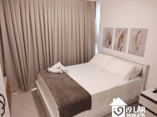 Viva nas Alturas da Barra: Studio Mobiliado em Andar Altíssimo no ZN Barra