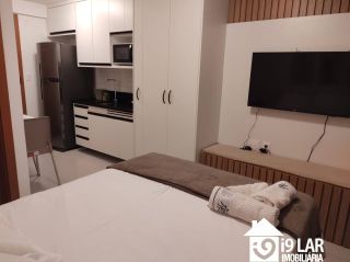 Viva nas Alturas da Barra: Studio Mobiliado em Andar Altíssimo no ZN Barra