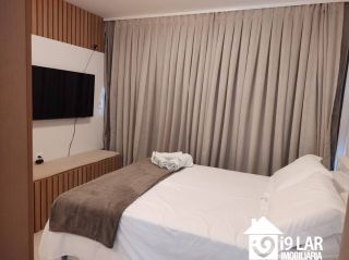 Viva nas Alturas da Barra: Studio Mobiliado em Andar Altíssimo no ZN Barra