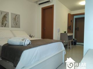Viva nas Alturas da Barra: Studio Mobiliado em Andar Altíssimo no ZN Barra