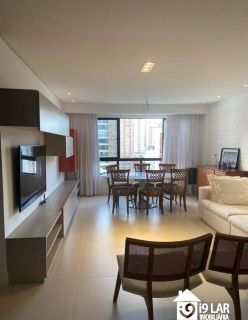 Espaço e Conforto na Pituba: Apartamento Nascente de 3 Suítes e 113m² no Vila Romana