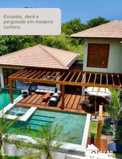 Refúgio de Luxo em Praia do Forte: Casa Design com 6 Suítes, Piscina de 65m² e Privacidade Absoluta