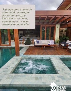 Refúgio de Luxo em Praia do Forte: Casa Design com 6 Suítes, Piscina de 65m² e Privacidade Absoluta