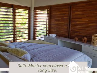 Refúgio de Luxo em Praia do Forte: Casa Design com 6 Suítes, Piscina de 65m² e Privacidade Absoluta