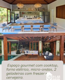 Refúgio de Luxo em Praia do Forte: Casa Design com 6 Suítes, Piscina de 65m² e Privacidade Absoluta