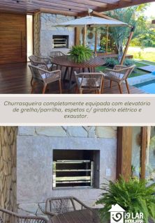 Refúgio de Luxo em Praia do Forte: Casa Design com 6 Suítes, Piscina de 65m² e Privacidade Absoluta