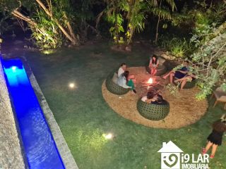 Refúgio de Luxo em Praia do Forte: Casa Design com 6 Suítes, Piscina de 65m² e Privacidade Absoluta