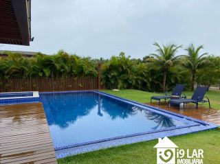 Seu Paraíso Particular em Praia do Forte: Casa Mobiliada e Decorada com 6 Suítes no Condomínio Piscinas Naturais