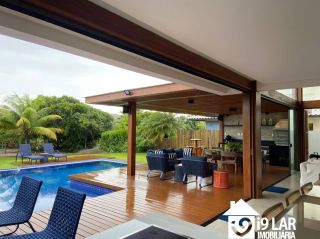 Seu Paraíso Particular em Praia do Forte: Casa Mobiliada e Decorada com 6 Suítes no Condomínio Piscinas Naturais