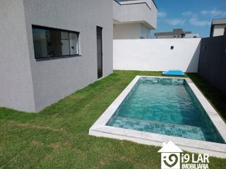 Casa Moderna com Pé Direito Elevado e Piscina no Terras Alphaville Camaçari