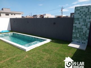 Casa Moderna com Pé Direito Elevado e Piscina no Terras Alphaville Camaçari