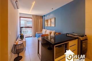 Porteira Fechada na Barra: Apartamento 1/4 Moderno no Edf. NAU