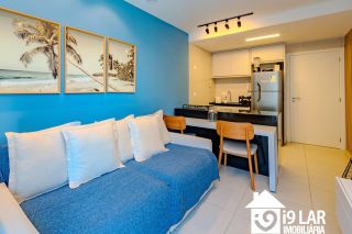 Porteira Fechada na Barra: Apartamento 1/4 Moderno no Edf. NAU