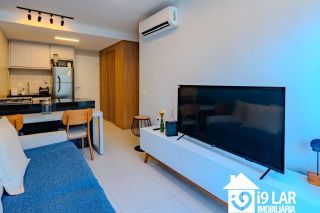 Porteira Fechada na Barra: Apartamento 1/4 Moderno no Edf. NAU