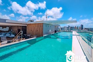 Porteira Fechada na Barra: Apartamento 1/4 Moderno no Edf. NAU