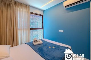 Porteira Fechada na Barra: Apartamento 1/4 Moderno no Edf. NAU