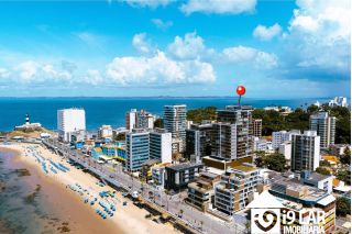 Porteira Fechada na Barra: Apartamento 1/4 Moderno no Edf. NAU