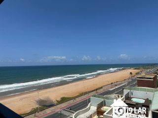 Vista Mar na Orla de Armação: 1/4 Mobiliado no Art Studio com Alto Padrão