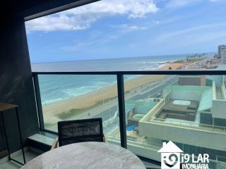 Vista Mar na Orla de Armação: 1/4 Mobiliado no Art Studio com Alto Padrão