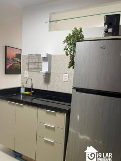 Vista Mar na Orla de Armação: 1/4 Mobiliado no Art Studio com Alto Padrão