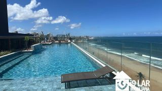 Vista Mar na Orla de Armação: 1/4 Mobiliado no Art Studio com Alto Padrão