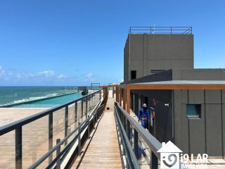 Vista Mar na Orla de Armação: 1/4 Mobiliado no Art Studio com Alto Padrão