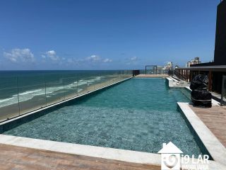 Vista Mar na Orla de Armação: 1/4 Mobiliado no Art Studio com Alto Padrão