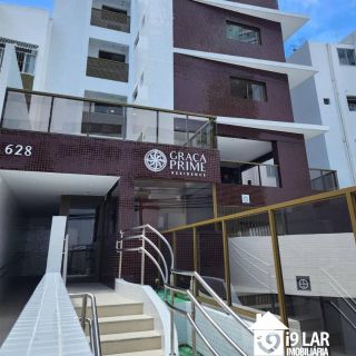 Alto Padrão na Graça: 1/4 no Graça Prime com Varanda e Lazer Completo