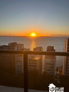 Vista Mar Frontal no Corredor da Vitória: Studio no Alive Acima do 14º Andar