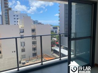 Pé na Areia na Barra: Studio com Vista Mar no Ocean Barra