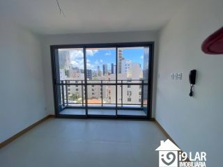 Pé na Areia na Barra: Studio com Vista Mar no Ocean Barra